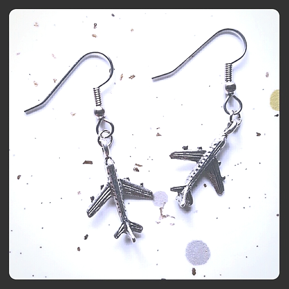 Airplane Earrings